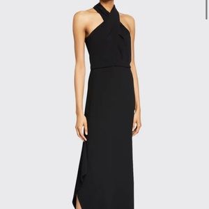 Halter cross-neck gown, Roland Mouret